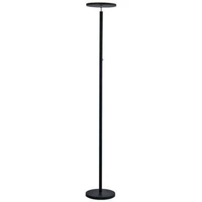 Lite Source Monet 72" Black Finish Modern Led Torchiere Floor Lamp