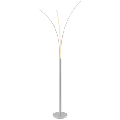 Lite Source Monita 80 3/4" Silver Metal Led Arc Floor Lamp