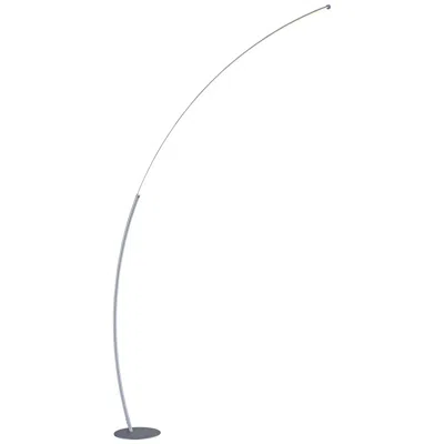 Lite Source Monita 80" High Silver Modern Led Large Arc Floor Lamp