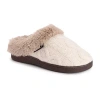 Lite Source Muk Luks Womens Clog Slippers In White
