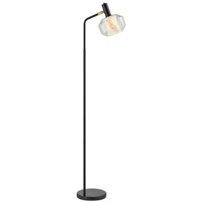 Lite Source Naeva 63 3/4" High Black Floor Lamp