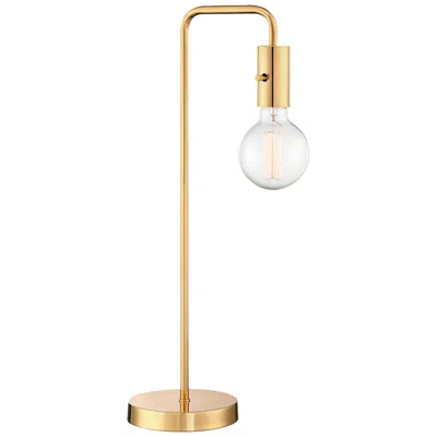 Lite Source Nilmani 22 1/4" High French Gold Downbridge Desk Lamp
