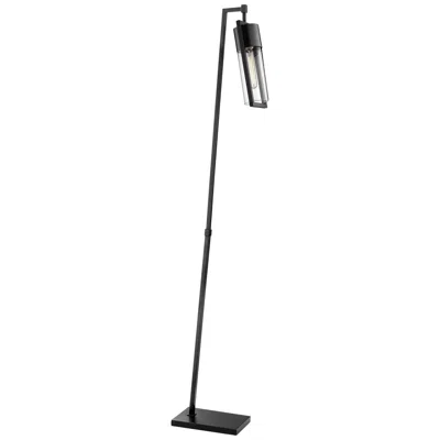Lite Source Norman 66 1/2" High Black Finish Modern Floor Lamp