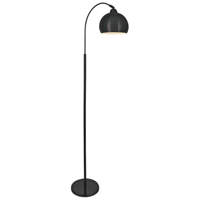 Lite Source Palesa 65 1/2" Dark Bronze Metal Modern Dome Floor Lamp