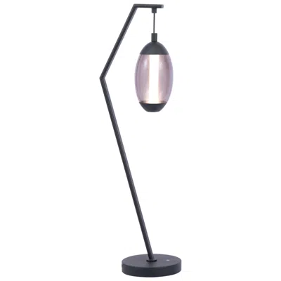 Lite Source Palta 27 3/4 Black Finish Modern Lantern Table Lamp