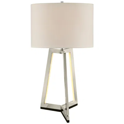Lite Source Pax 30 1/2" Chrome Table Lamp With Led Night Light