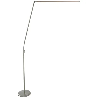 Lite Source Pontus 82 1/2" Brushed Nickel Led Modern Floor Lamp