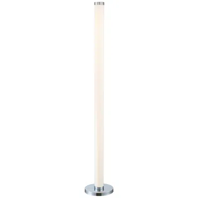 Lite Source Quilla 63 3/4" Chrome And Acrylic Led Touch Floor Lamp