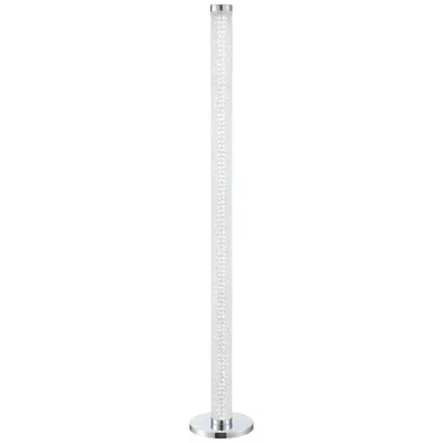 Lite Source Quilla 63 3/4" Chrome And Glass Led Touch Floor Lamp