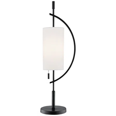 Lite Source Renessa 31 1/2" Black And White Modern Table Lamp