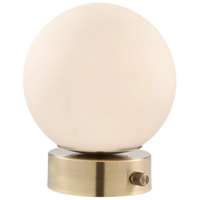 Lite Source Reon 8 1/2" High Brushed Gold Globe Accent Lamp