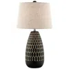 Lite Source Rupali 29" High Black Ceramic Table Lamp