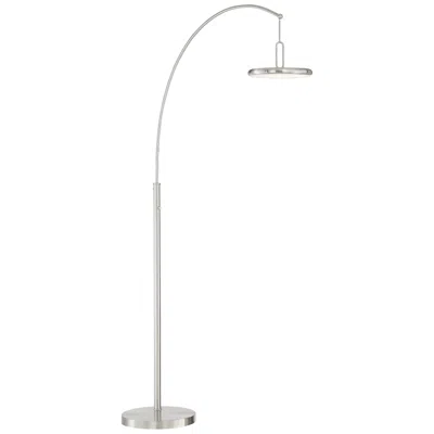 Lite Source Sailee 84 1/4" High Brushed Nickel Led Arc Floor Lamp