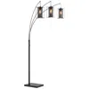 Lite Source Stein Black 3-light Arc Floor Lamp