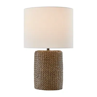 Lite Source Sujay 29.5'' Battery Powered Integrated Led Outdoor Table Lamp In Brown