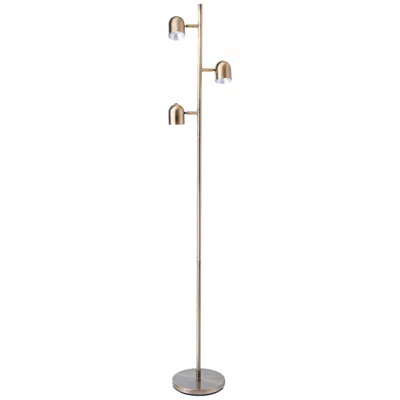 Lite Source Tiara 63 1/4" Antique Brass Led 3-light Tree Floor Lamp
