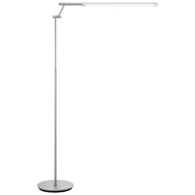 Lite Source Tilla Adjustable Height Modern Silver Led Floor Lamp