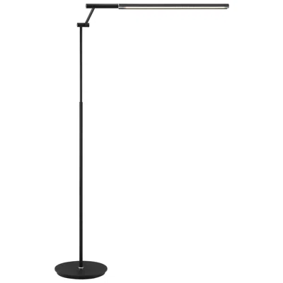 Lite Source Tilla Black Metal Adjustable Floor Lamp With Led Touch Control