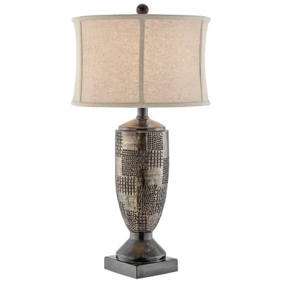 Lite Source Tomas 31" High Silver Bronze Textured Table Lamp