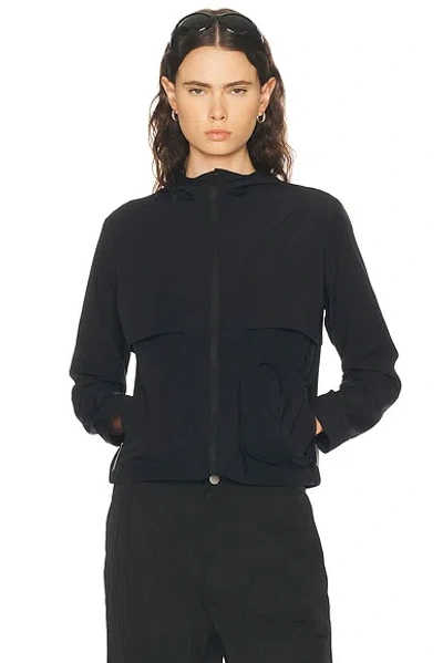 Literary Sport Adrienne Run Jacket In Black