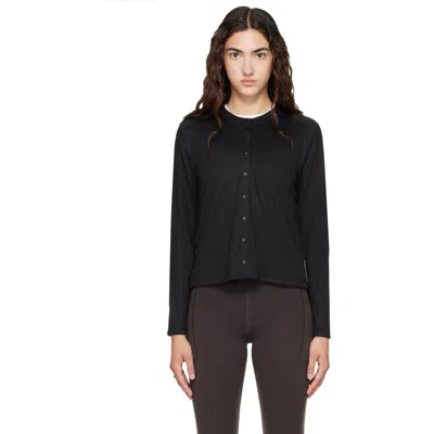 Literary Sport Black Fanny Cardigan