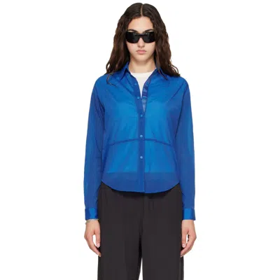 Literary Sport Blue Hana Shirt In Multi