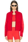 Literary Sport Celeste Packable Jacket In Red