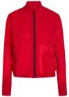 Literary Sport Celeste Ventilated Shell Jacket In Red
