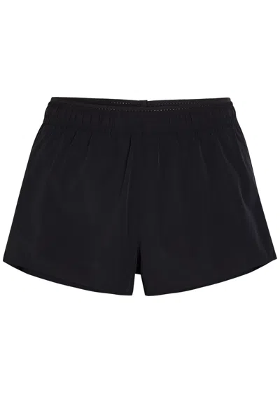 Literary Sport Dori Stretch-jersey Shorts In Black
