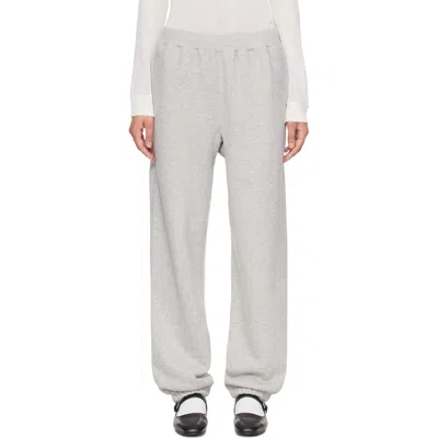 Literary Sport Gray Keri Sweatpants In Animal Print