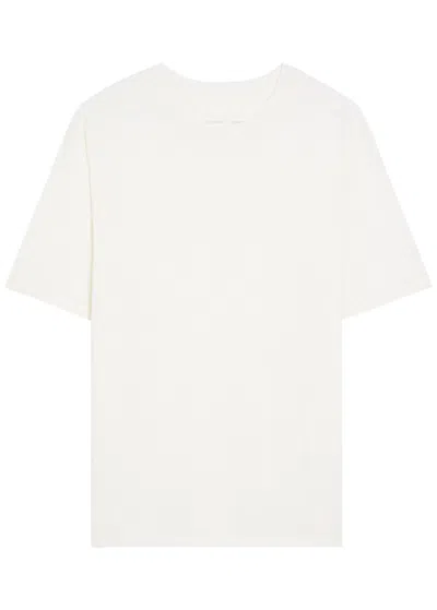 Literary Sport Harper Wool-blend T-shirt In White