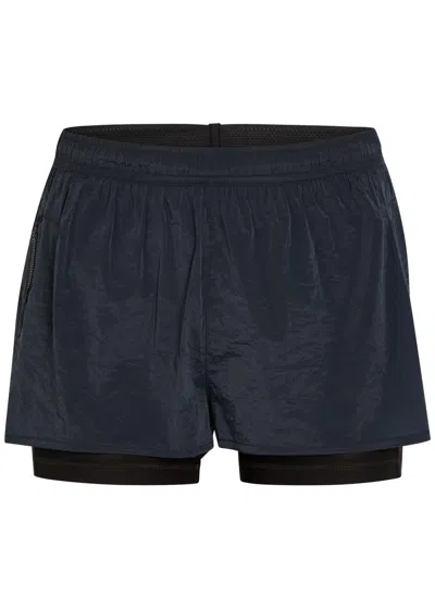 Literary Sport Joni Stretch-shell Shorts In Black