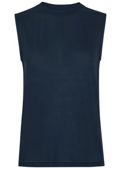 Literary Sport Naomi Cotton Tank Top In Black