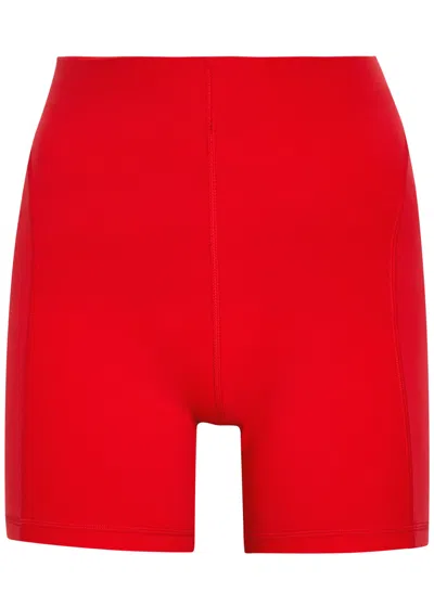 Literary Sport Neale Stretch-jersey Shorts In Red