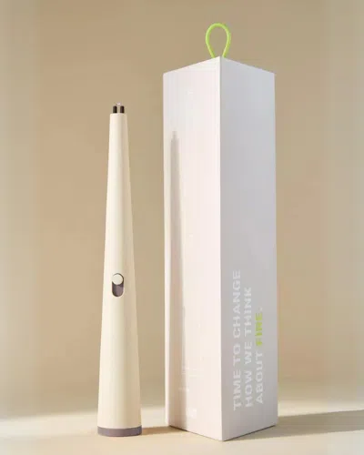 Literie Flume Electric Candle Lighter - Sandstone In White