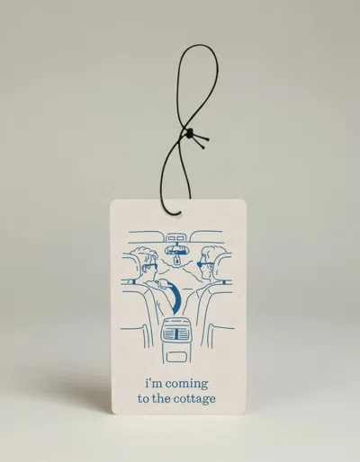Literie I'm Coming To The Cottage Air Freshener In Multi