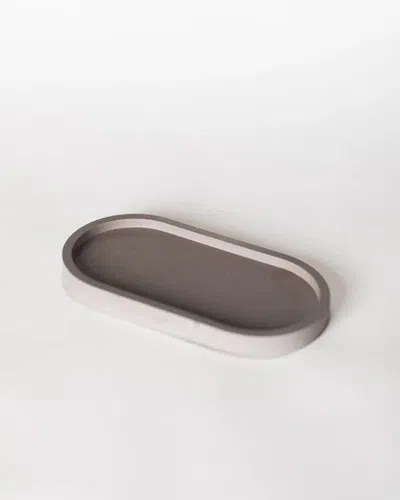 Literie The Candle Tray (grey) In Purple