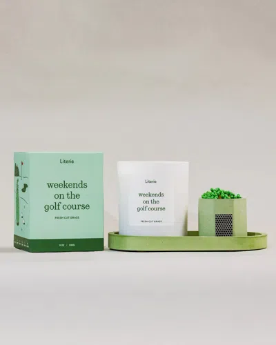 Literie Weekends On The Golf Course Gift Set In Green