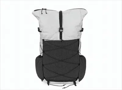 Liteway Two-tone Structured Backpack With Adjustable Straps In White