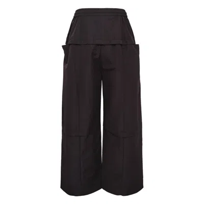 Litkovska Ankle-length Wide-leg Pants In Brown