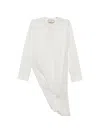 Litkovska Asymmetric-hem T-shirt In Neutral