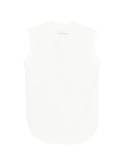 Litkovska Backless Top In White