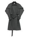 Litkovska Belted Coat In Gray