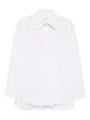 Litkovska Double-collar Poplin Shirt In White