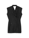 Litkovska Double-breasted Sleeveless Jacket In Black