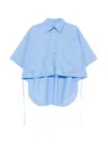 Litkovska Drawstring Shirt In Blue