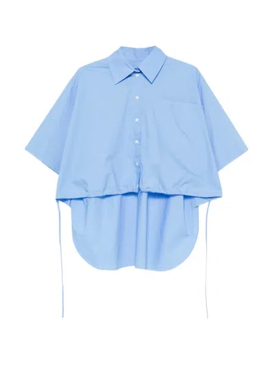 Litkovska Drawstring Shirt In Blue