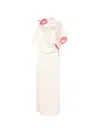 Litkovska Embroidered Draped Top In White