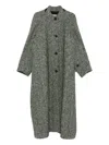 Litkovska Herringbone-pattern Coat In Multi