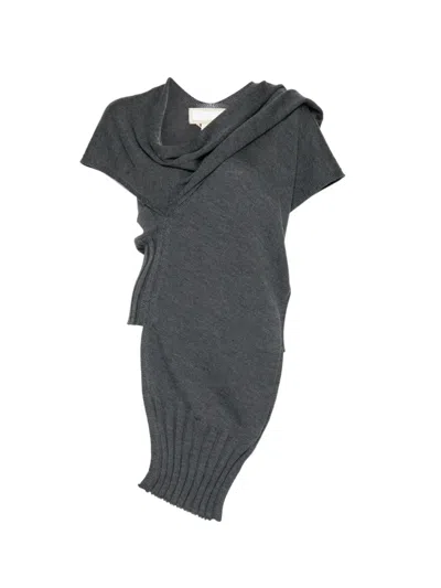 Litkovska Oberteil Im Layering-look In Gray